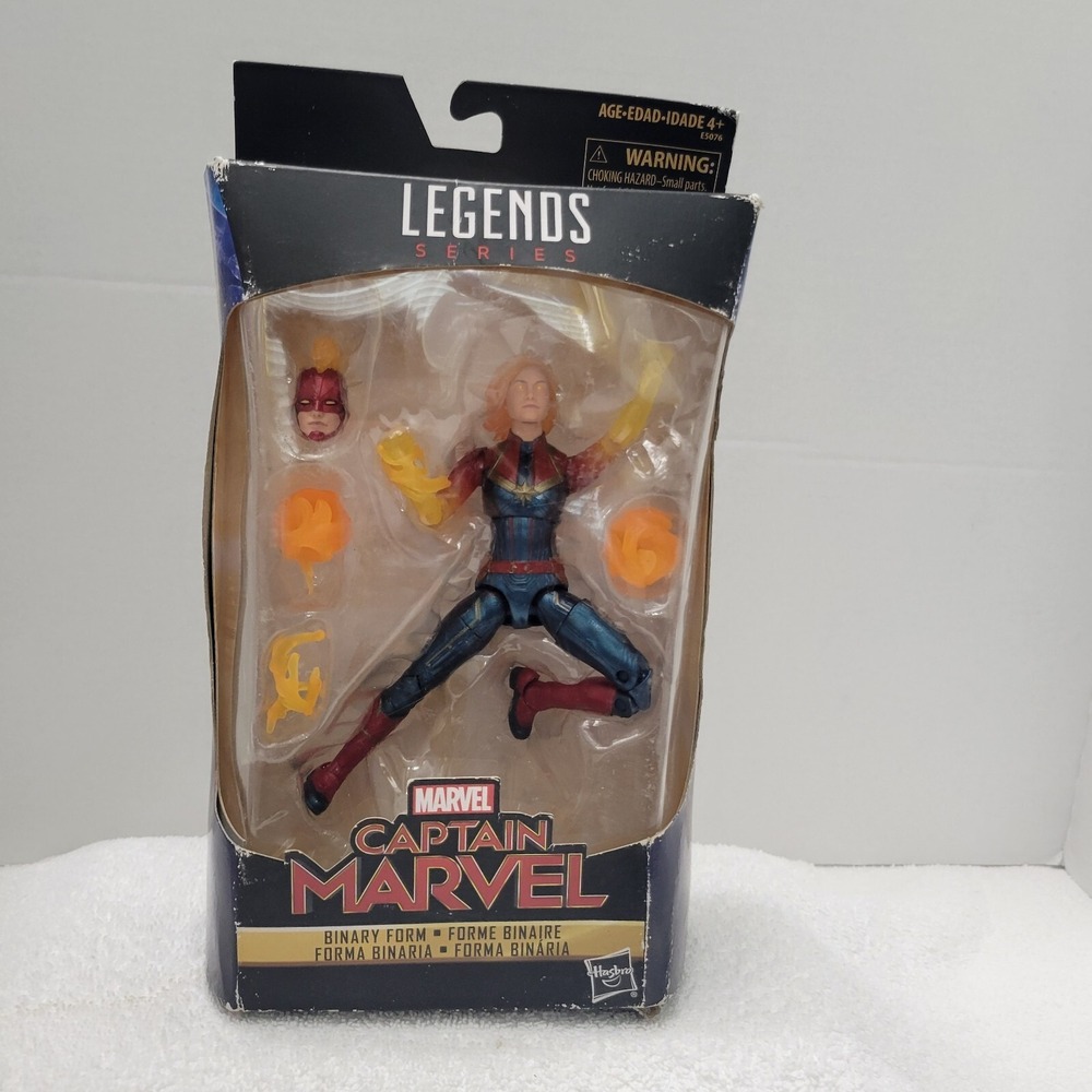 MARVEL Captain Marvel Binary Power Legends 2019 Hasbro Action Figure